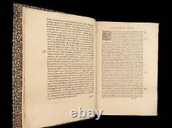 1580 RARE Ausonius Ancient Roman Poetry Homer Iliad Bordeaux MAP Wine Art