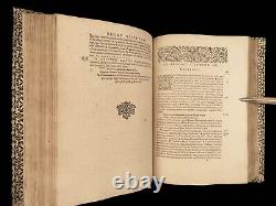 1580 RARE Ausonius Ancient Roman Poetry Homer Iliad Bordeaux MAP Wine Art