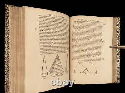 1580 RARE Ausonius Ancient Roman Poetry Homer Iliad Bordeaux MAP Wine Art