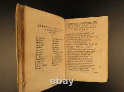 1586 Illustrium Poetarum Mirandula Latin Poems Virgil Ovid Horace Genvea Tournes