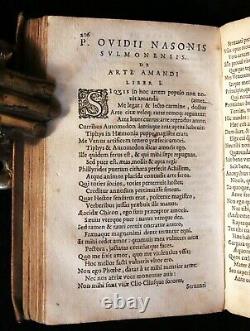 1629 Scarce Latin vellum Book OVID's Heroines, Art of Love & Remedies for Love