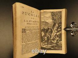 1656 Pucelle Joan of ARC French Hundred Years War Chapelain Jean D'Arc FAMOUS