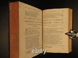 1728 1ed GREEK Poetry Hesiod Theocritus Phocylides Pythagoras Greek & Latin