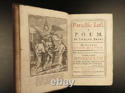 1741 Paradise Lost by John Milton English Poetry Illustrated RARE Art
