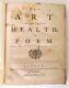 1744 The Art Of Preserving Health A Poem Antique In English 1st Edition Rare