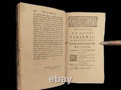 1756 Beekeeping Husbandry Praedium Rusticum ART Pastoral Poems Jesuit Vaniere