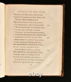1783 The Art of Poetry an Epistle to the Pisos Horace George Colman Translation