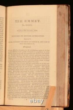 1824 The Emmet A Periodical Publication Fiction Poetry Art Letters Scarce