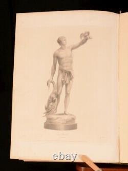 1832 Hervey Illustrations Of Modern Sculpture Engravings Prose And Poetry First