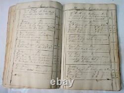 1836 antique ENOS YARNALL SCRAPBOOK folk art poem clips handwritten CHESTER PA