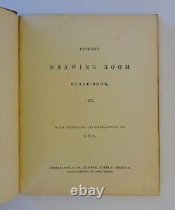 1837 Fisher's Drawing Room Scrap-Book, Poems, Engravings, Glenclyffe Provenance