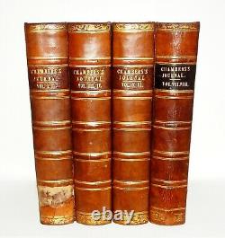 1854-8 CHAMBERS'S JOURNAL OF POPULAR LITERATURE SCIENCE & ARTS Volumes 1-8