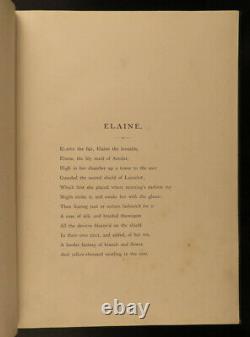 1867 1ed Tennyson Elaine King Arthur Lancelot Guinevere Idylls of King DORE Art