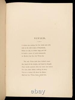1868 Vivien Alfred Tennyson GUSTAVE DORÉ Art Idylls of the King Arthur Guinevere