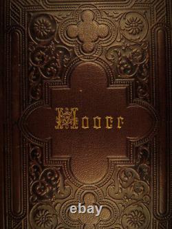 1869 EXQUISITE Thomas Moore Irish Poem Ireland Lalla Rookh Melodies Fine Binding