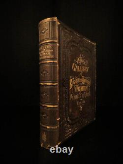 1875 Women Gallery of English & American POEMS Song & Lyrics Coppee Illustrated