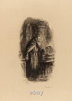 1880 RARE 1ed JOHN KEATS The Eve of Saint Agnes Murray SIGNED Art Etchings FOLIO