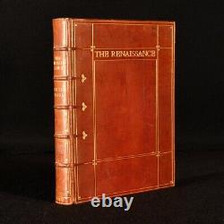 1902 The Renaissance Studies In Art And Poetry Walter Pater Scarce Limited Ed