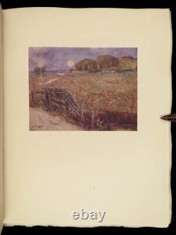 1909 Oliver Goldsmith Deserted Village America Hankey SIGNED Ltd ed ART Vellum