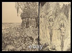 1910 FOLIO Rime of the Ancient Mariner Samuel Coleridge Illuminated Pogany ART