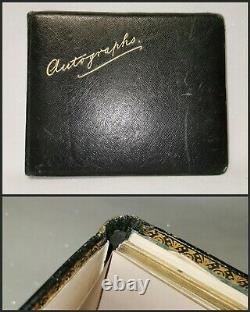 1916 Sketch Autograph Book Album Art Paintings drawings Poems + music exam cards