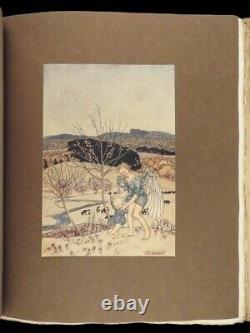 1918 Arthur Rackham SIGNED Springtide of Life by Swinburne Illustrated ART