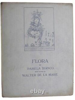 1919 PAMELA BIANCO Flora WALTER DE LA MARE Poetry 1ST EDITION Illustration