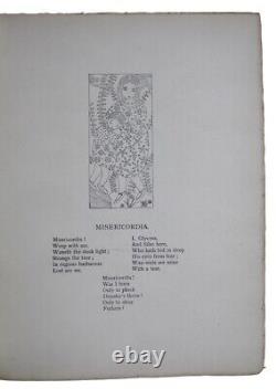1919 PAMELA BIANCO Flora WALTER DE LA MARE Poetry 1ST EDITION Illustration
