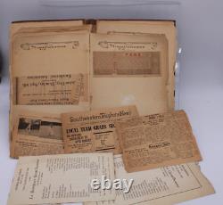 1920's Wealth Of Poetry Photos Original Art Sports Tickets Articles Cards & More