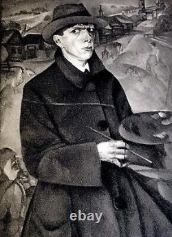 1922 Exquisite RUSSIAN ART BOOK Poetry BORIS GRIGORIEV RASEYA MIR ISKUSSTVA