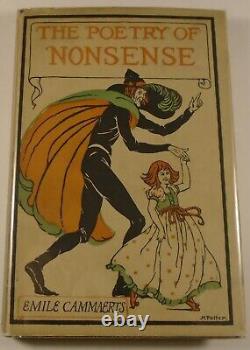 1925 Émile Cammaerts THE POETRY of NONSENSE Literature ART Children MEANING