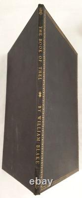 1928 William Blake THE BOOK OF THEL, 1/1700 copies, 1789 Poetry Art, Fine Condition