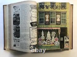1946 The New Yorker Magazines 13 Lot VTG Orig Issues In A Bound Book #22 Feb-May
