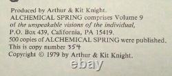 1979 American Beat Poet Gregory Corso Poetry Broadside Alchemical Spring