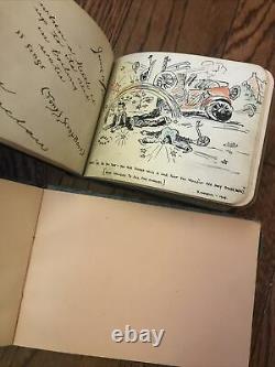 2 1920s 1930s Antique Autograph Book Poetry Folk Art