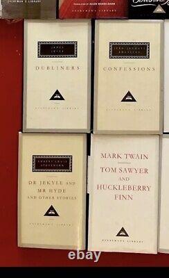 33 Everymans Library HC Classics-Austen Dante Dickens Dostovsky Fitzgerald Joyce