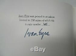 3 items IVAN EYRE GEORGE WOODCOCK Autograph signed 1981 982 book silkscreen poem
