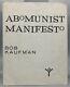 Abomunist Manifesto, By Bob Kaufman 1959 Beat Poetry City Lights Scarce