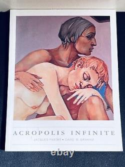 ACROPOLIS INFINITE paintings and poetry by Jacques Faber/David Graham SIGNED SC