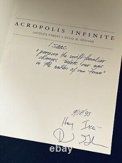 ACROPOLIS INFINITE paintings and poetry by Jacques Faber/David Graham SIGNED SC