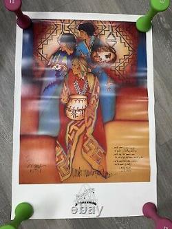AMADO M. PENA Signed and Inscribed Poster Print Poem Festival of Arts & Crafts