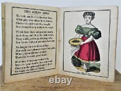 ANTIQUE Early 19th C FISHER & TURNER 7 HAND-COLORED Woodcut Engravings BOOK