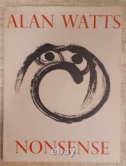 Alan Watts, Nonsense. Rare 1967 Stolen Paper Editions. Nice