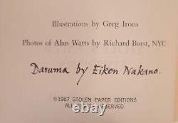 Alan Watts, Nonsense. Rare 1967 Stolen Paper Editions. Nice