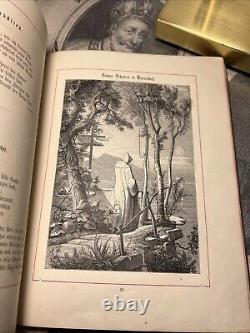 Album German Art Poetry 1872 Antique Collection Christmas Gift