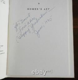 Alice Notley / Homer's Art Inscribed to a Fellow Poet Signed 1st Edition 1990