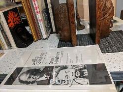 Allen Ginsberg Signed Poster Poetry Reading David Henderson #Jack Kerouac School