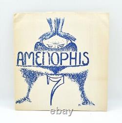 Amenophis 7, Belgian Avant-Garde, 1970, Concrete Poetry, Art Prints Inserted