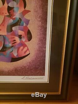 Anatole Krasnyansky Seriolithograph Poetry in Motion with COA