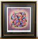 Anatole Krasnyansky Signed Seriolithograph Poetry In Motion 2011 Matted Framed